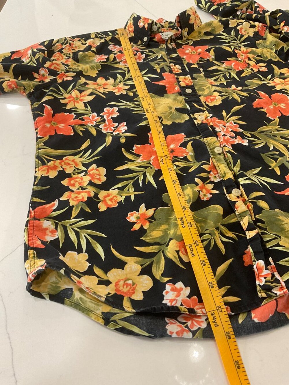 American Eagle Men’s M Seriously Soft Floral Button Down Shirt - Picture 6 of 6